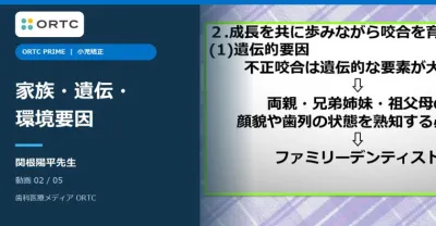 小児矯正｜家族・遺伝・環境要因の読み方