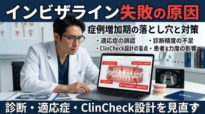 アライナー矯正（インビザライン）の失敗原因とは …